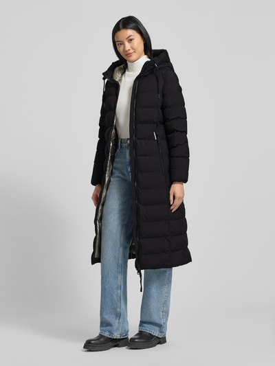 khujo Regular Fit Steppmantel mit Zweiwege-Reißverschluss Modell 'Gamp' Black 1
