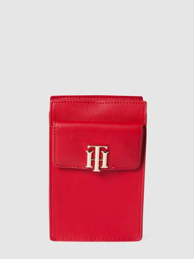 Tommy Hilfiger Schoudertas in leerlook Rood - 1