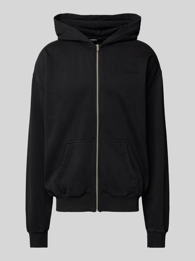 Pegador Oversized Sweatjacke mit Reißverschluss Black 1