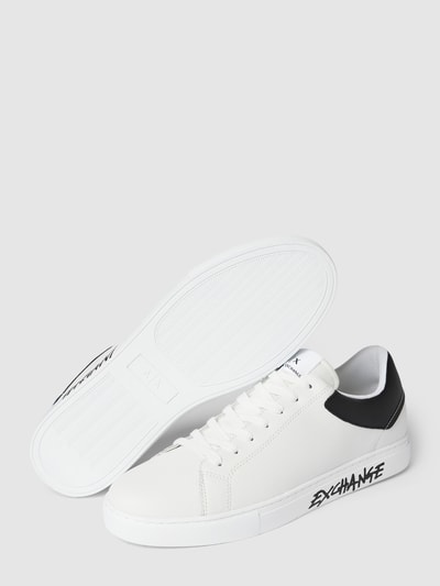 ARMANI EXCHANGE Sneaker mit Label-Details Weiss 3