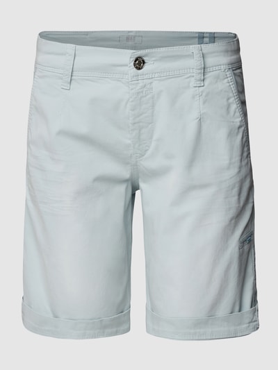 MAC Shorts mit Label-Patch Bleu 2