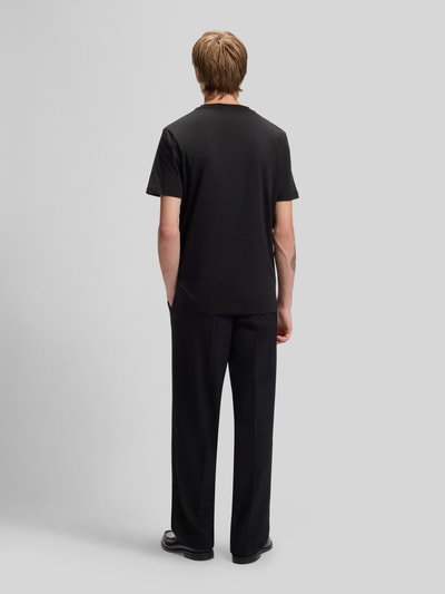 HUGO Regular Fit T-Shirt aus reiner Baumwolle Modell 'Diflow' Black 5