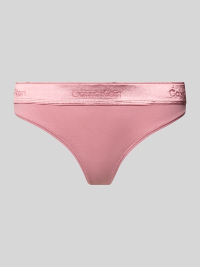 Calvin Klein Underwear String aus Baumwoll-Mix Rose 1