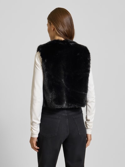 Zero Gilet van imitatiebont Zwart - 5