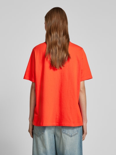 Vero Moda Loose Fit T-Shirt mit Statement Print Modell 'VALERIE' Rot 5