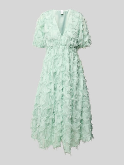 YAS Cocktailjurk met structuurmotief, model 'PAZYLLA' Mintgroen - 2