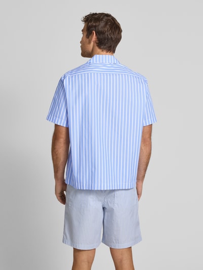 Lacoste Relaxed fit vrijetijdsoverhemd met resortkraag Lichtblauw - 5