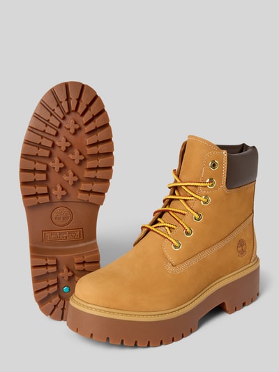 Timberland Veterboots met afgeronde neus Camel - 4