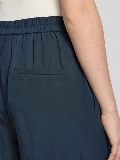 Marc O'Polo Wide Fit Bermudas aus Lyocell-Leinen-Mix Marine 3