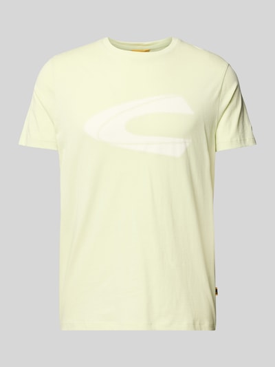 camel active T-Shirt mit gerippten Abschlüssen Mint 2