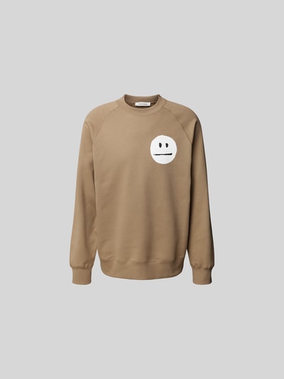 Wood Wood Oversized Sweatshirt mit Raglanärmeln Mud 2