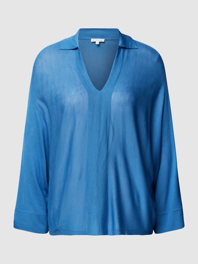 Tom Tailor Longsleeve in Strick-Optik Blau 2