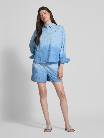 Essentiel Antwerp Korte broek met pailletten, model 'Hichigan' Lichtblauw - 1