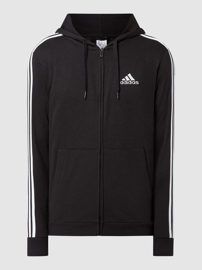 ADIDAS SPORTSWEAR Sweatjacke mit Label-Streifen Black 2