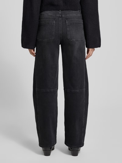 OPUS PANTS Jeans in used-look, model 'Melly Branch' Antraciet - 5