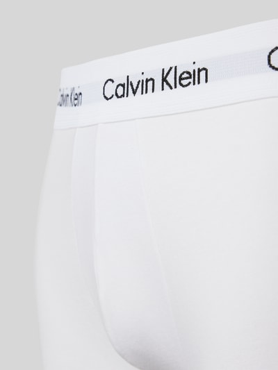 Calvin Klein Underwear Trunks aus Viskose mit Label-Bund im 3er-Pack Weiss 2