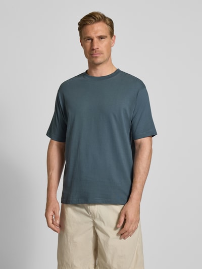 MCNEAL Loose fit T-shirt met ronde hals Petrol - 4
