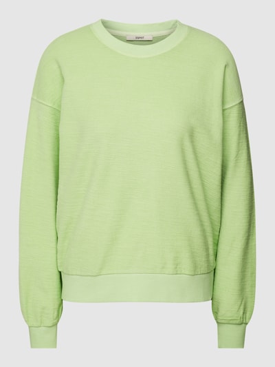 Esprit Sweatshirt mit Strukturmuster Hellgruen 2