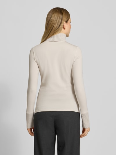 Marc Cain Shirt met lange mouwen en col Taupe - 5