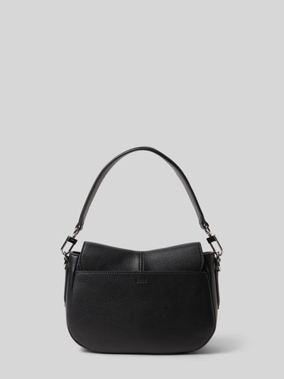 BOSS Henkeltasche mit Logo-Applikation Modell 'ANETT NEW SADDLE' Black 4