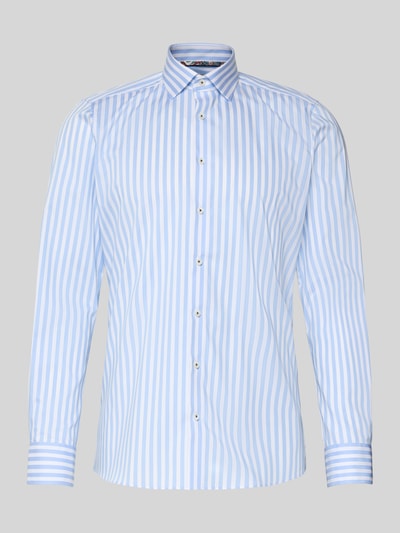 OLYMP Level Five Slim fit zakelijk overhemd met kentkraag Bleu - 2