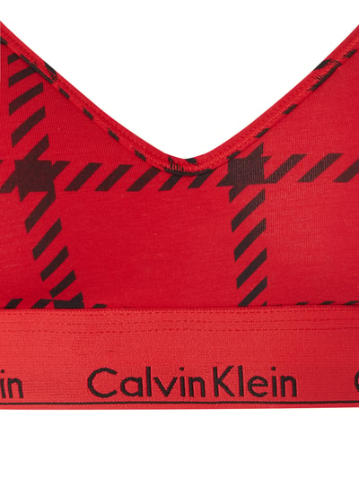 Calvin Klein Underwear Stanik z efektem push up Czerwony 3