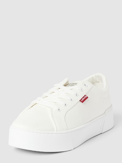 Levi’s® Acc. Plateau-Sneaker mit Label-Details Modell 'TIJUANA' Weiss 2