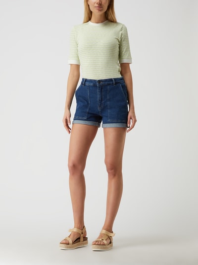 Noisy May Slim Fit Jeansshorts mit Stretch-Anteil Modell 'Katy' Jeansblau 1