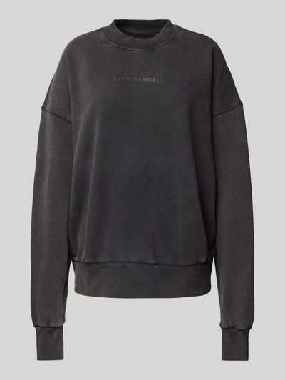 Armedangels Oversized sweatshirt met ribboorden Antraciet - 2