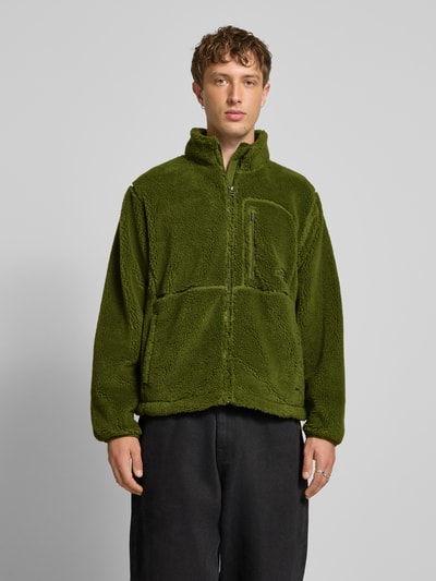 The North Face Kurtka teddy z zamkiem błyskawicznym, krój regular fit Oliwkowy 4