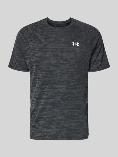 Under Armour T-Shirt mit Label-Print Modell 'Tech' BLACK 2