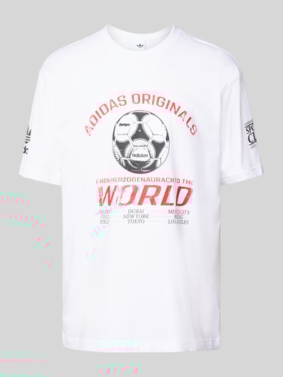 adidas Originals T-shirt met ronde hals Wit - 2