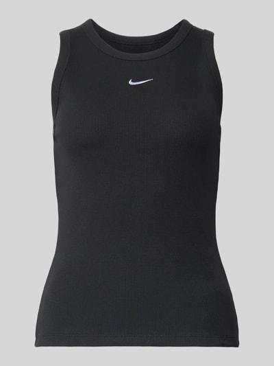 Nike Top o kroju slim fit z mieszanki bawełny Czarny 1