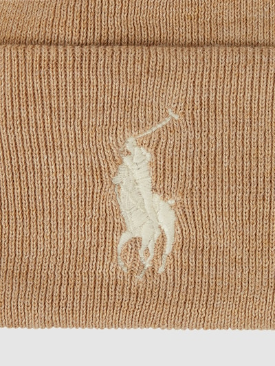 Polo Ralph Lauren Mütze aus Baumwolle  Camel Melange 2