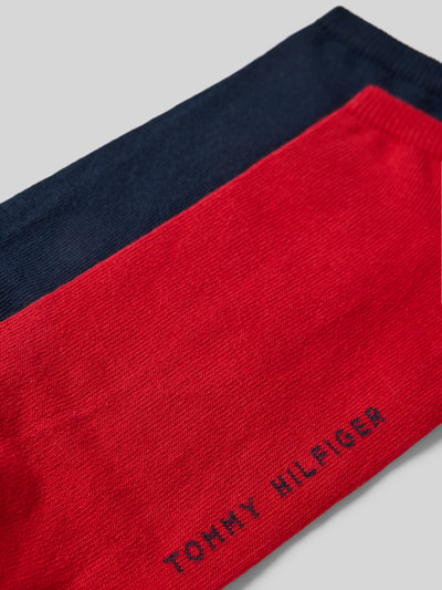 Produktfoto, Sneaker-Socken im 2er-Pack von Tommy Hilfiger, efekt: jednolity kolor, wyhaftowane logo, prążkowany ściągacz, mieszanka bawełny.