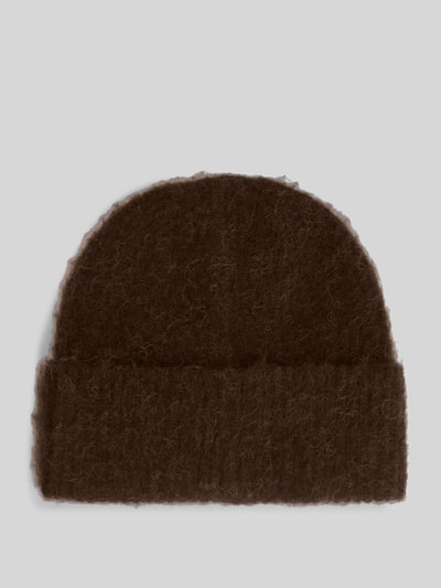 Tommy Hilfiger Beanie aus Woll-Mix mit Alpakawolle Dunkelbraun 3
