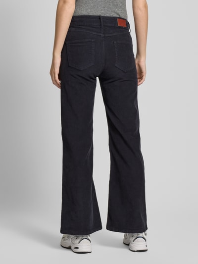 Pepe Jeans Regular fit corduroy broek in 5-pocketmodel, model 'WILLA' Zwart - 5