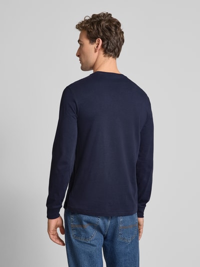 Polo Ralph Lauren Longsleeve mit Label-Stitching Marine 5