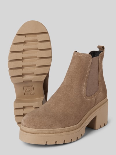 Tamaris Chelsea Boots mit Zugschlaufe Camel 3