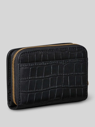 CK Calvin Klein Portemonnaie aus echtem Leder Black 2