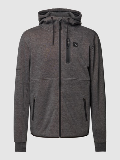 Rip Curl Sweatjack met capuchon, model 'ANTI SERIES DEPARTED' Antraciet gemêleerd - 2