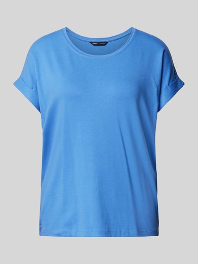 Only Regular fit T-shirt met viscose, model 'MOSTER' Koningsblauw - 2