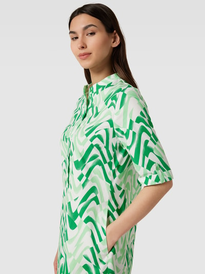 ROBE LÉGÈRE Blousejurk met all-over motief Groen - 3