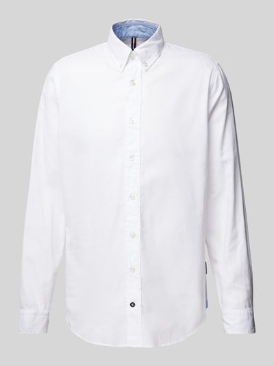 HECHTER PARIS Koszula casualowa o kroju modern fit z kołnierzykiem typu button down Czarny 2