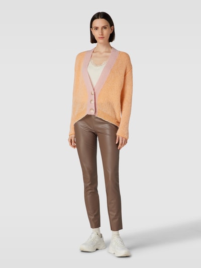 Raffaello Rossi Legging in effen design, model 'RESA' Lichtbruin - 1