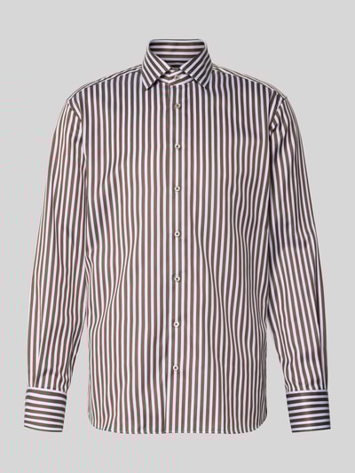 ETERNA Modern Fit Business-Hemd mit Kentkragen  Cognac 2