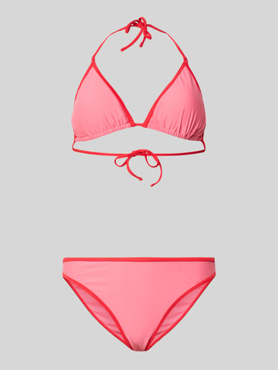 Productfoto, Slim Fit Bikini Set in Triangel-Optik van Shiwi, elastische materiaalmix, roze tinten, hals- en tailleband, damesbikini
