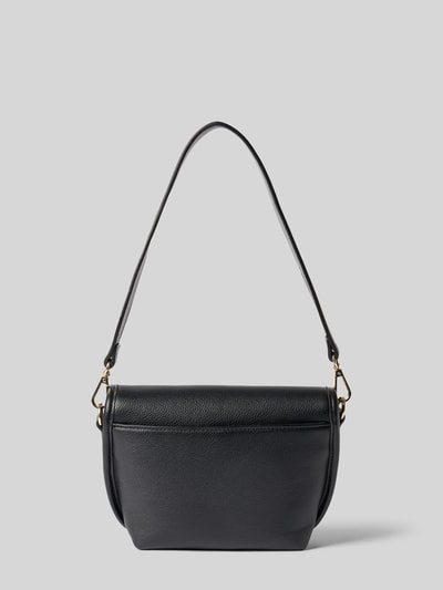 Produktfoto, schwarze Umhängetasche mit Label-Schriftzug Modell 'HAIL' von Valentino Bags, Damen Umhängetasche, glatte Oberfläche