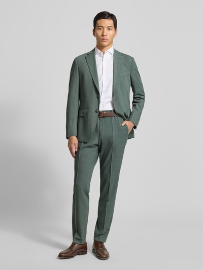 BOSS Slim Fit Sakko aus Schurwoll-Mix Modell 'HUTSON' Dunkelgruen 1