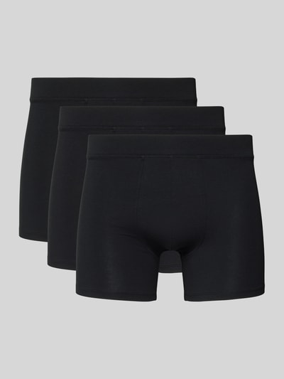 Christian Berg Men Trunks mit elastischem Bund im 3er-Pack Black 1